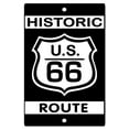 thumbnail image 1 of Route 66 Rectangular Metal Sign, 1 of 1