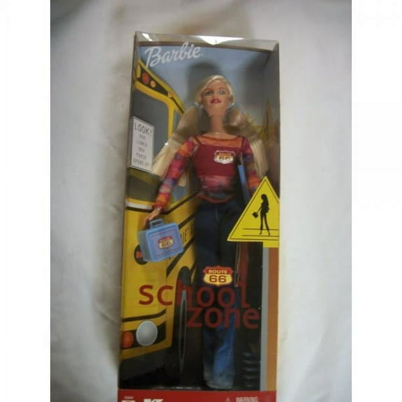 Route 66 School Zone Barbie Doll Kmart Special Edition 2001 Mattel 52644