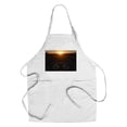 thumbnail image 1 of Route 66 Sunset (Cotton Canvas Apron, Kitchen Cooking, Baking, Grilling, Unisex with Pockets), 1 of 5