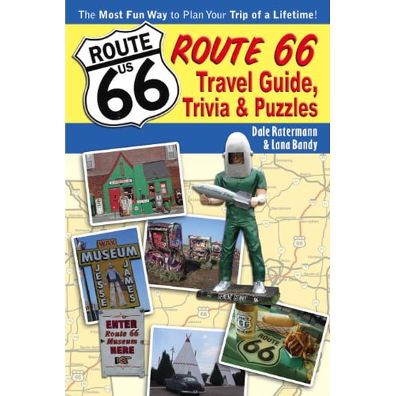 Pre-Owned Route 66 Travel Guide, Trivia, & Puzzles (Paperback) 0981928978 9780981928975