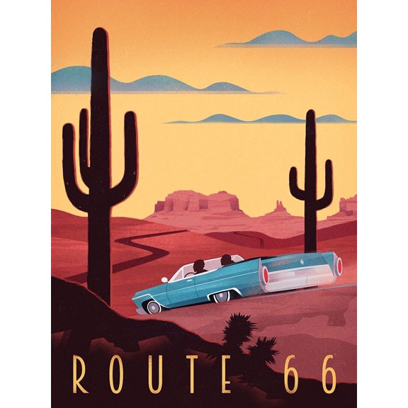 Route 66 by Martin Wickstrom