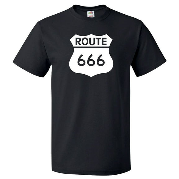 Route 666 Sign Shirt Highway 666 Sign T Shirt Gift