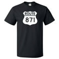 thumbnail image 1 of Route 871 Sign Shirt Highway 871 Sign T Shirt Gift, 1 of 2