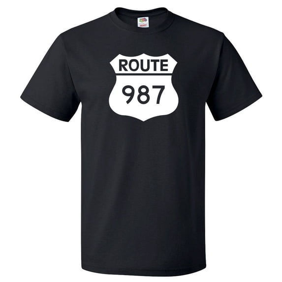 Route 987 Sign Shirt Highway 987 Sign T Shirt Gift