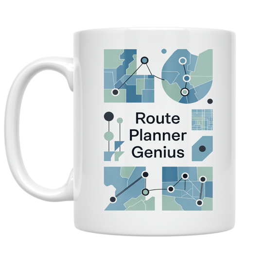 Route Planner Genius Design - Route Planner Enthusiast - 11 oz Ceramic Coffee Mug