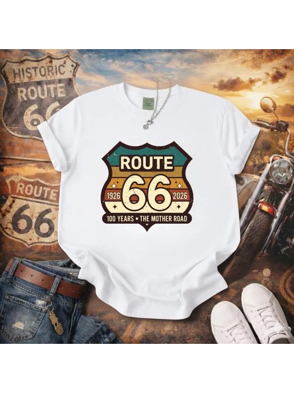 Route Shield Highway Interstate Road Trip Cross Country Travel T-shirt