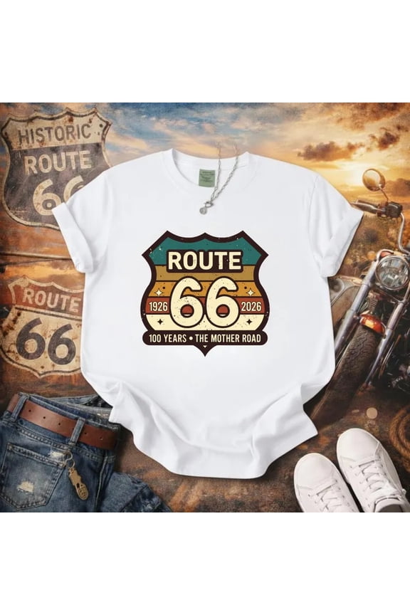 Route Shield Highway Interstate Road Trip Cross Country Travel T-shirt