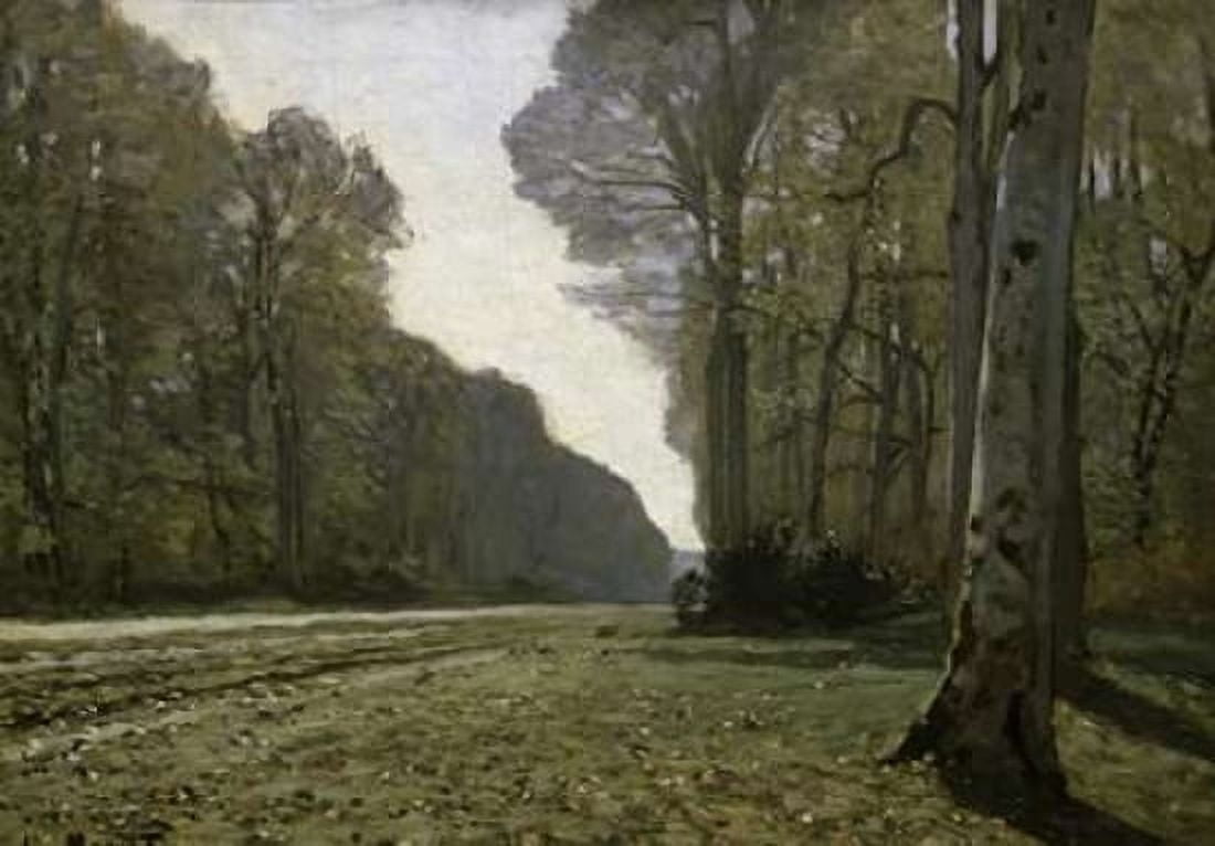 Route du Bas Breau Canvas Art - Claude Monet (20 x 28)