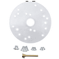 thumbnail image 1 of Router Base Plate Kit for Trim Routers Compact Router Plate with Screws Universal Router Base Plate, 1 of 6
