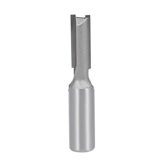 Router Bit 1/2 Shank 3/8" Cutting Diameter 2 Straight Flutes Carbide for Woodworking Carpentry Milling Cutter Tool