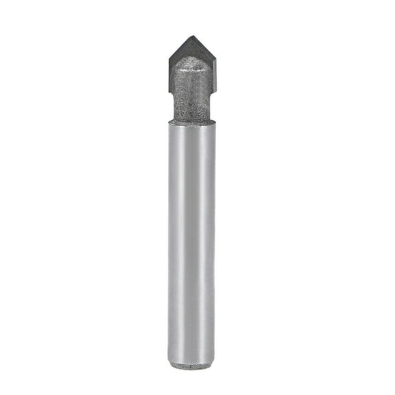 Router Bit 1/4 Shank 1/4 inch Dia 90 Degrees V Type End Mill, Carbide
