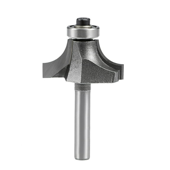Router Bit 1/4 Shank 3/4'' Dia Round Corner Tungsten for Milling Cutter, 1pcs