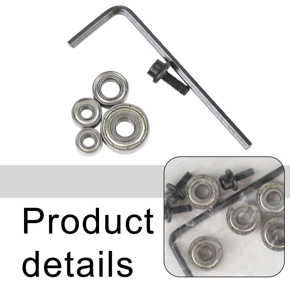 Mini Router Bit Bearing Router Bit Ball Bearings Set Woodworking Milling Cutter Replacement ...