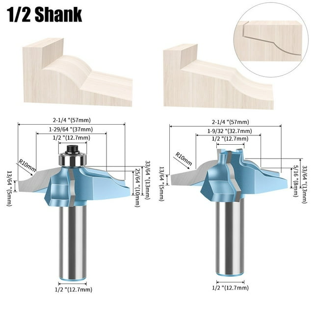 Router Bit Frame Molding Edging Table Woodworking Tools Carbide Milling