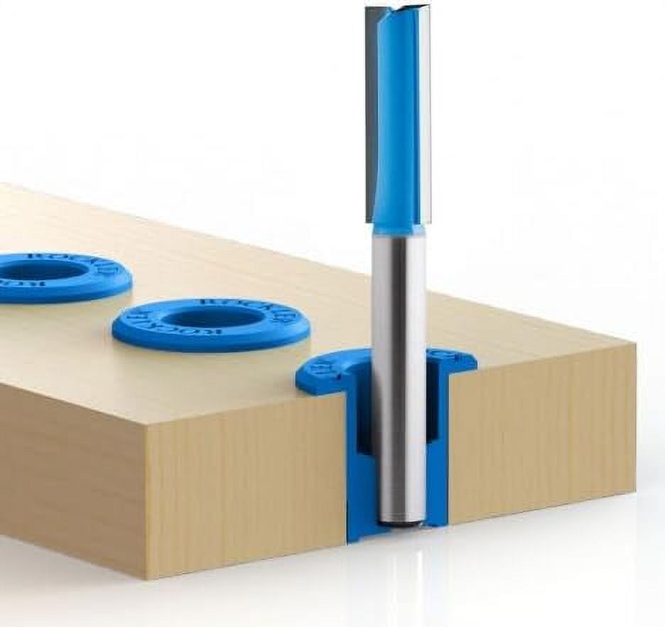 Router Bit Storage Inserts (10 Pack) Holds 1/4” & 1/2” Shank Router