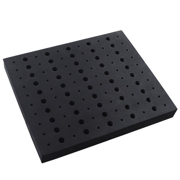 Router Bit Storage Tray - Foam Material for Safe Router Bit Storage, Router Bit Storage Inserts for 110 Bits, 50PCS 1/2" and 60PCS 1/4" Shank Router Bits,