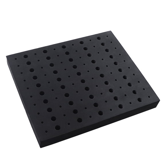 Router Bit Storage Tray Holder Size12.8x11x1.4inches Foam for 110 bits Multifunctional Box