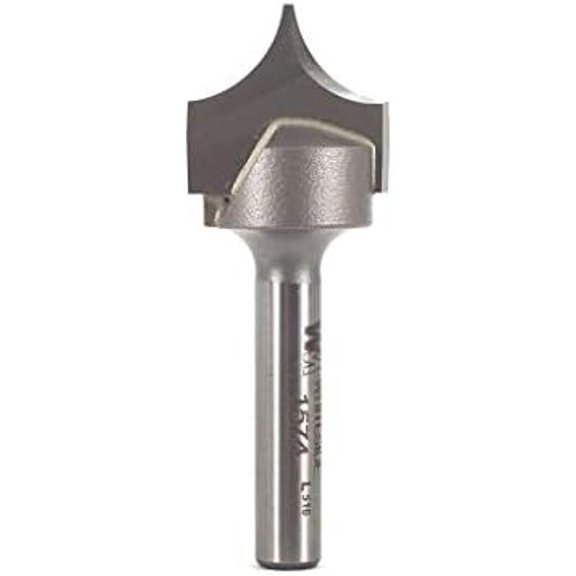 Router Bits 1574 Point Cutting Round Over Bit with 3/8-Inch Radius 3/4-Inch Cutting Diameter and 5/8-Inch Cutting Length$$Tools & Hardware Other