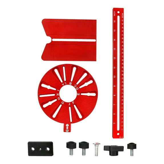 Router Circles Cutting Jig, Cabinet Hardware Jig and Router Guide, Router Circles Jig for Cutting Routing Small, Large Circles