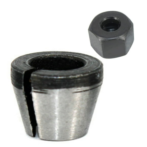 Router Collet Chuck High Precision Chucks Clamping Adapter for Woodworking Engraving Trimming Machine Tool Hss Steel