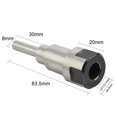 thumbnail image 1 of Router Collet Extension Rod Router Bit Adapter Extender For 1/4\" 8mm 12mm Shank, 1 of 4