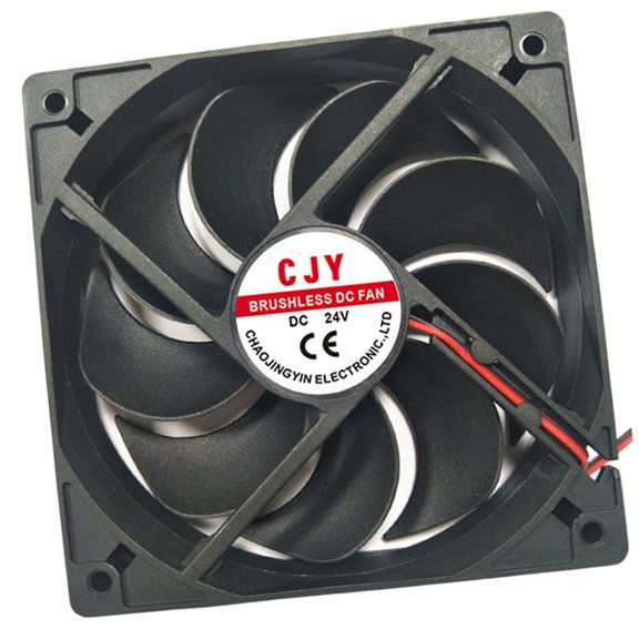 Router Cooling Fan PC Cooling TV Box Quiet 5V/12V/24V Power 120X120MM Fan