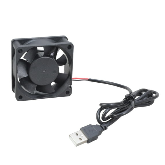 Router Cooling Fan PC HDTV Box Quiet 5V USB Power 60mmx60mmx25mm Cabinet Cooling Fan 60MM Protective Net Replacement