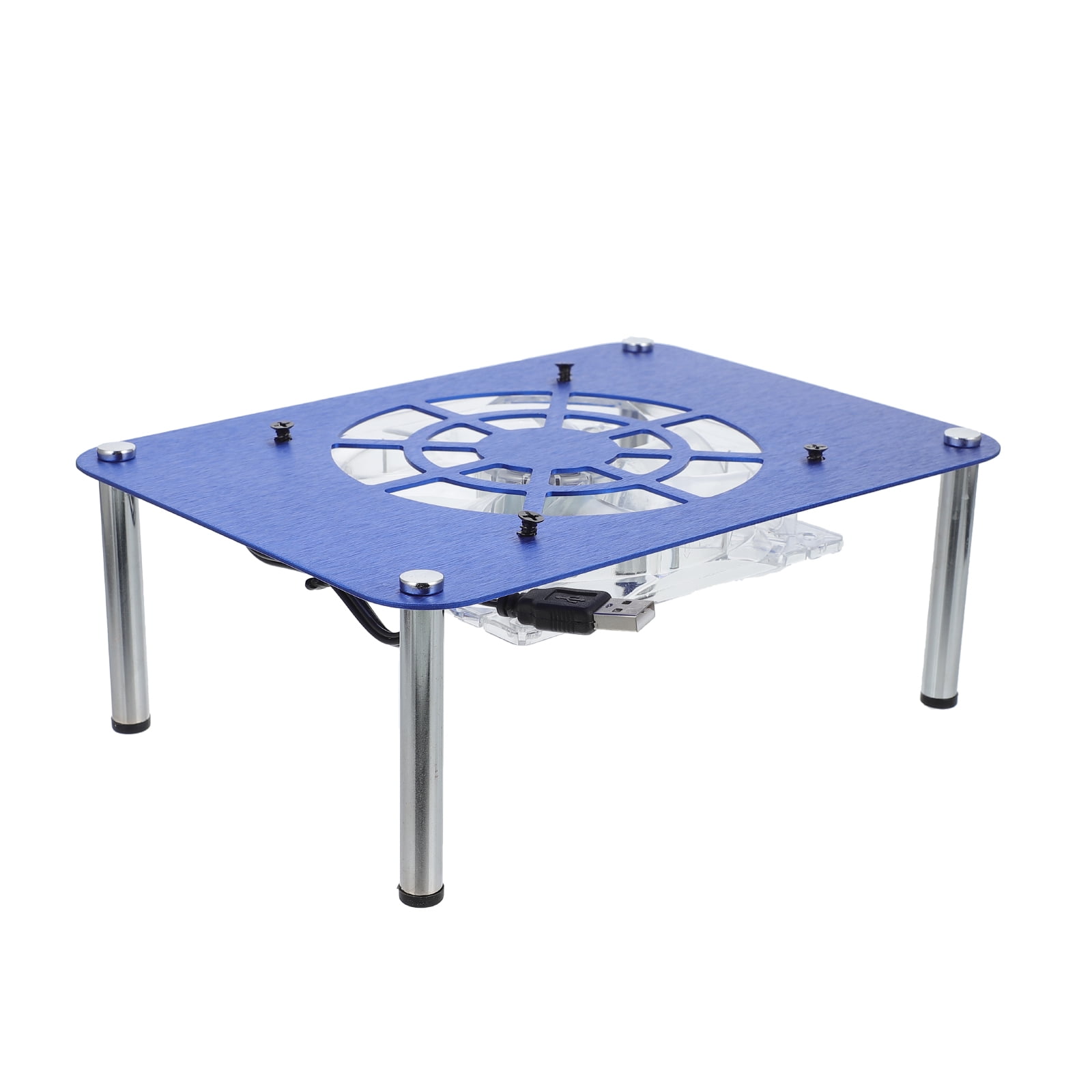 Router Cooling Rack Computer Case Fans Pc Tv Stand USB Radiator Cooler Single Layer Metal