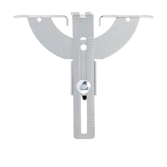 Router Edge Guide Accessory Handheld Router Attachment Metal Construction for GKF125CE PR10E PR20EVS Model Users