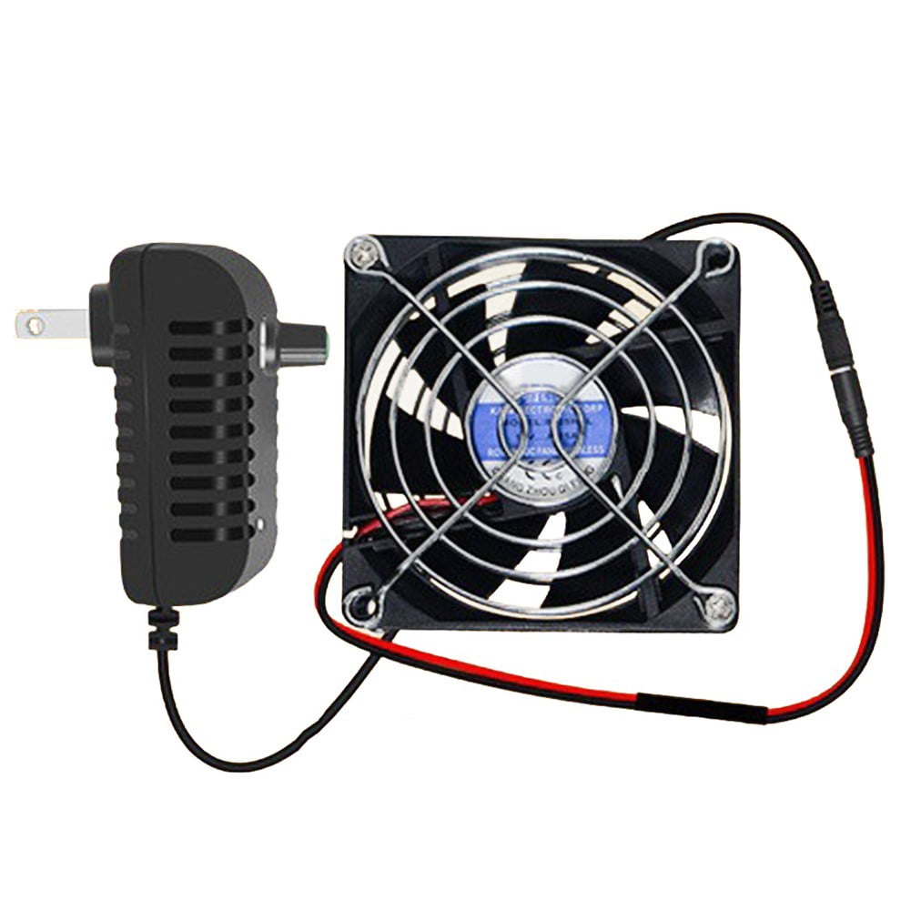 Router Fan, Computer Cooler Fan, Tv Box, Dc 12V With Wire, 80Mm, 8Cm ...