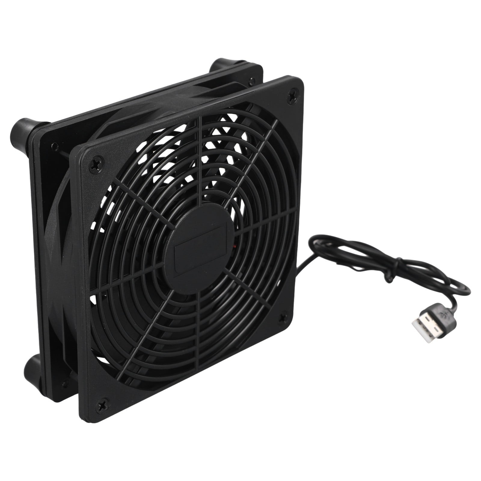 Router Fan Exhaust Fan With Speed Controller 120Mm 5V Usb Charge For