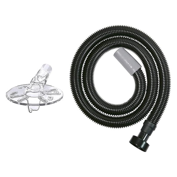 Router Hood Dust Collection System with Hose - Portable Router Dust Collector - Universal Router Attachment for Clean Workspace - 2.5 Gallon Wet/Dry Vac Compatible