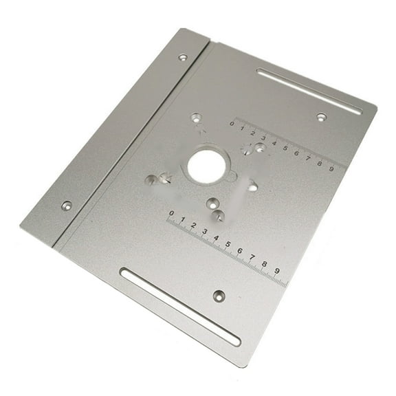 Router Plate Aluminum Router Table Plate for Woodworking Router Table Insert Plate Trim Router Wood Trimming Tools
