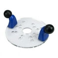 thumbnail image 1 of Router Plate Clear Base Plate Easy Installation Router Base with Double Handles Router Fixed Base Guide, 1 of 8