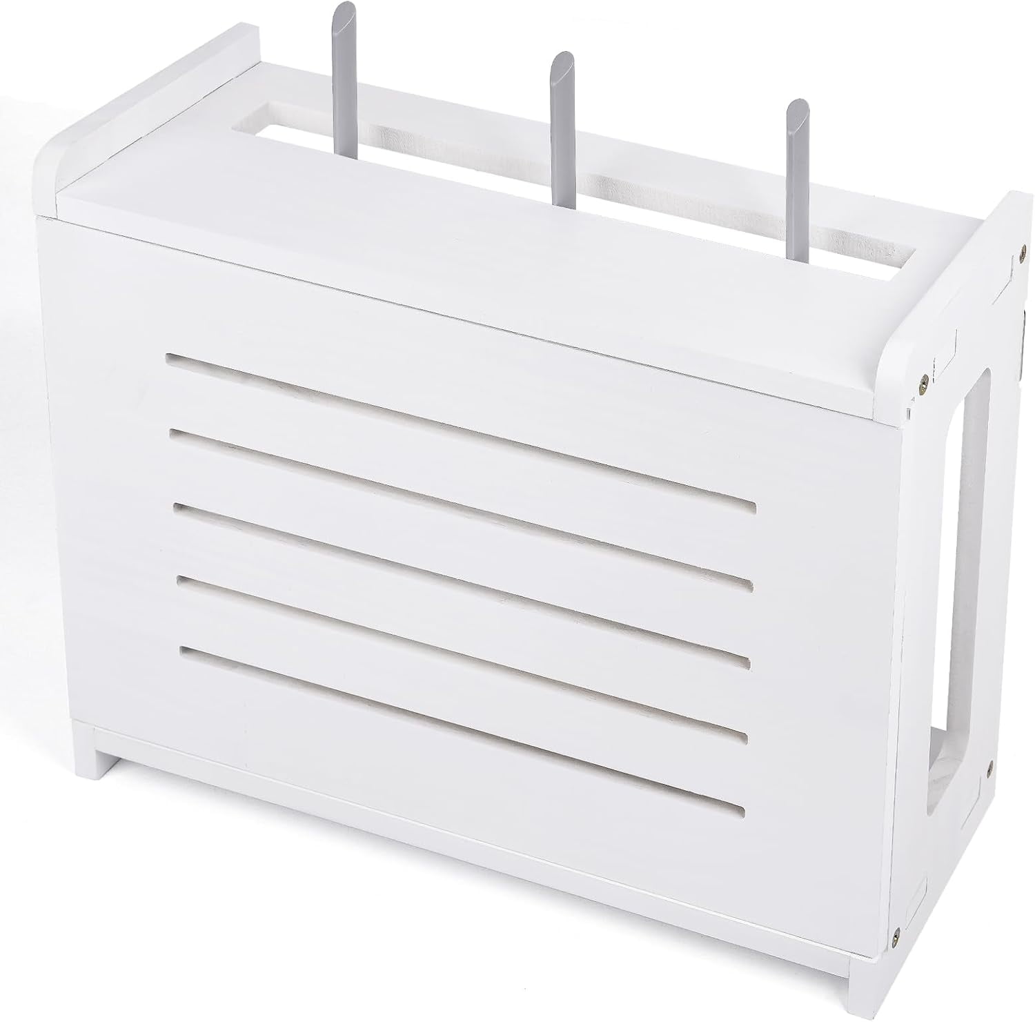 Organized Router Router Shelf Wall Mount WiFi Router Storage Box Modem Cable Router ...