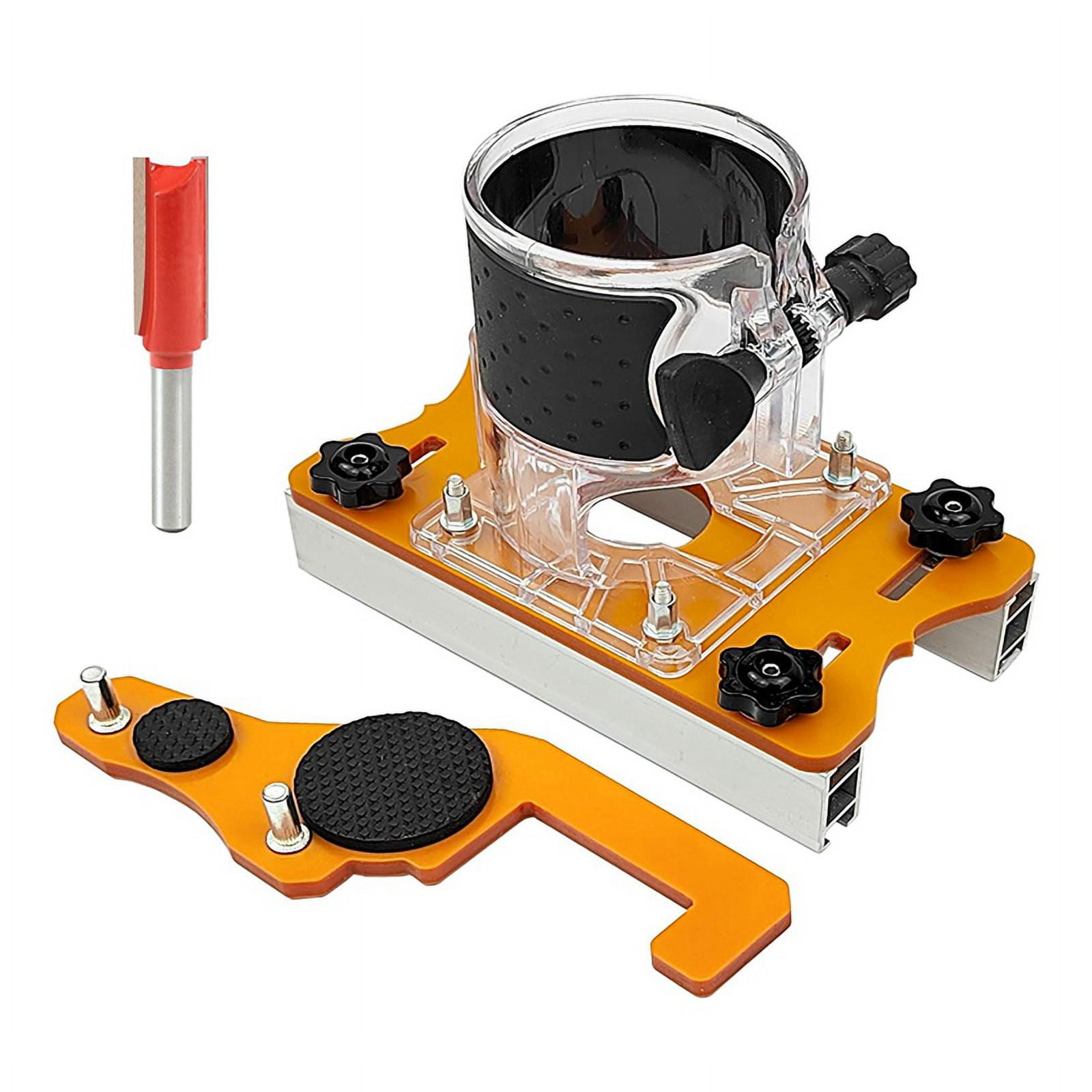 Sliding Router Bracket Router Slotting Bracket Furniture Concealed Connector Slide Buckle ...