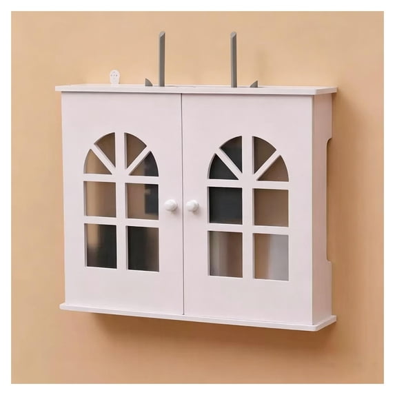 Router Storage Box Wall Shelf, Router Shelf Bracket, TV Set top Box ...