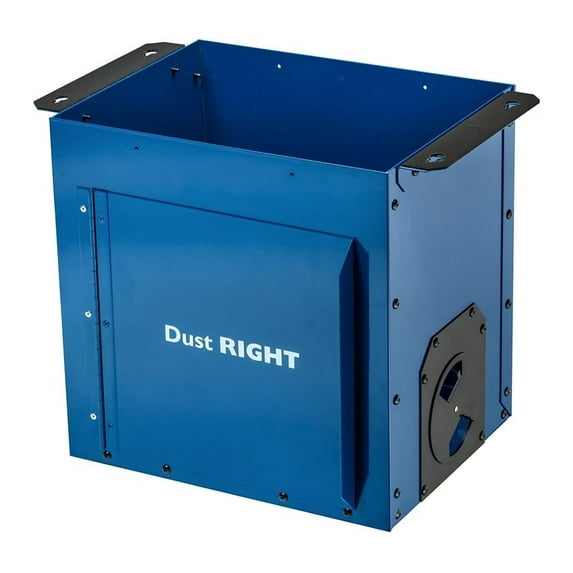 Router Table Dust Bucket w/Dual Port - Dust Collector Woodworking Bucket Mounted on Side or Back - Router Table Accessories Compatible w/Full-Size Router Tables, & More - Dust Collection Bucket