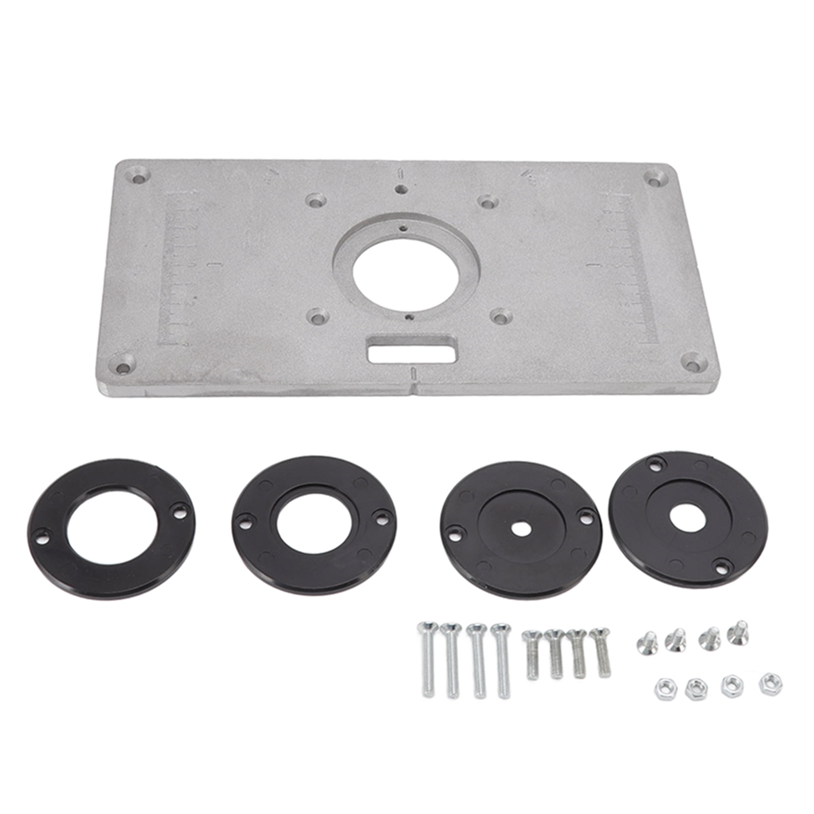 Router Table Insert Plate Aluminum Multifunction Router Insert Plate Template For Woodworking