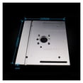 thumbnail image 1 of Router Table Insert Plate For Woodworking Benches Table Saw With Miter Gauge Guide Aluminium Profile Fence Sliding Brackets, 1 of 7