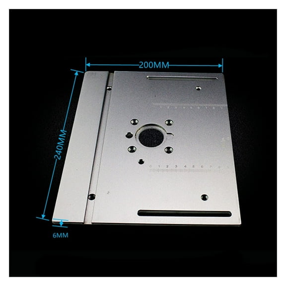 Router Table Insert Plate For Woodworking Benches Table Saw With Miter Gauge Guide Aluminium Profile Fence Sliding Brackets