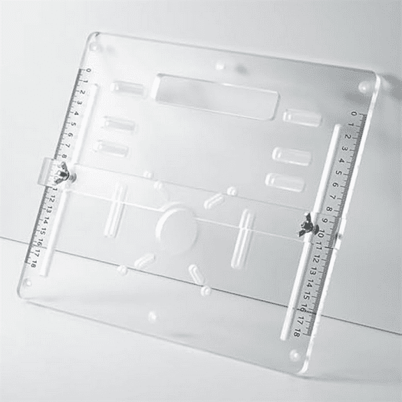 Router Table Insert Plate Router Templates Woodworking Bench Router Flip Plate Adjustable Trimming M Transparent Acrylic