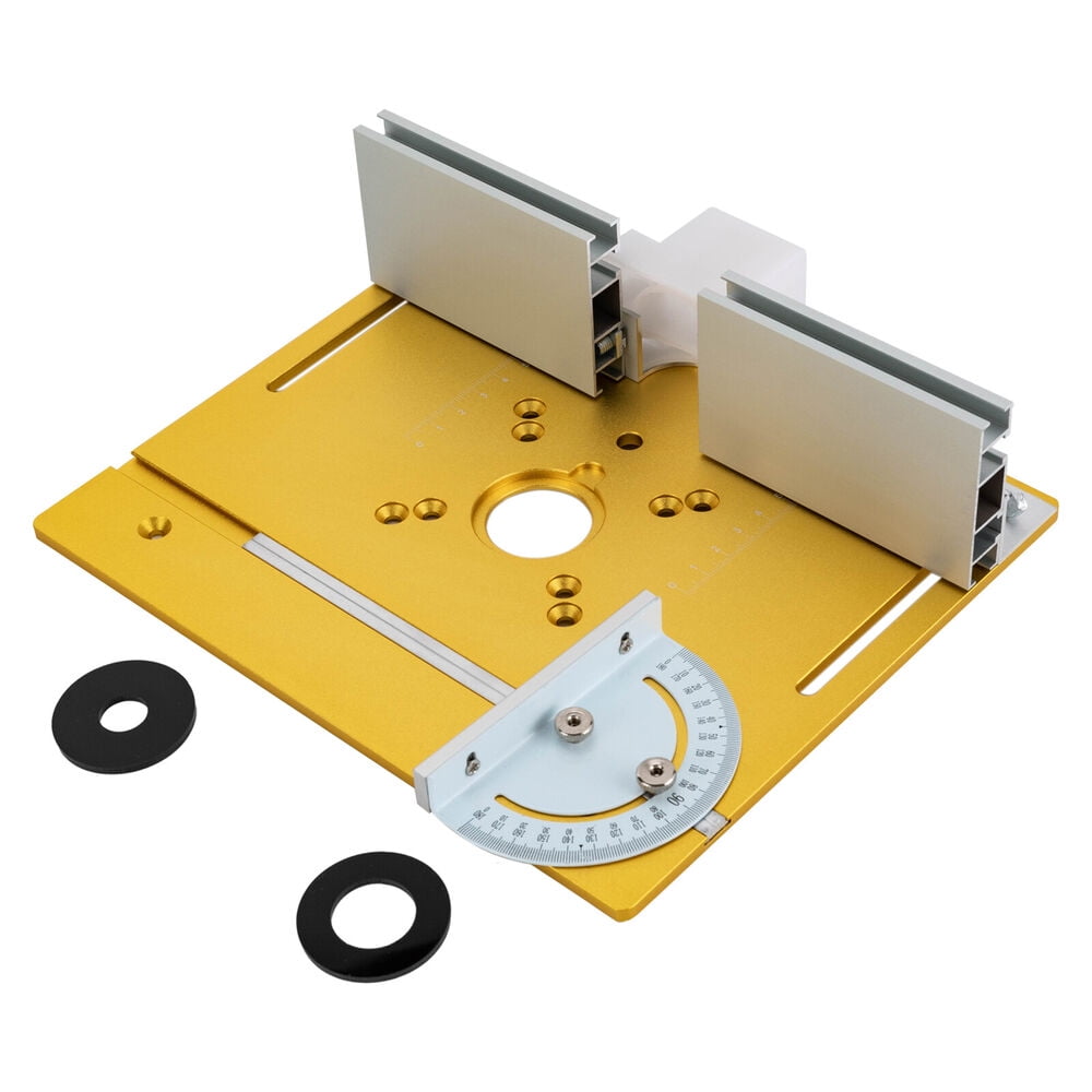 Router Table Insert Plate Wood Milling Flip Board Trimming Tools