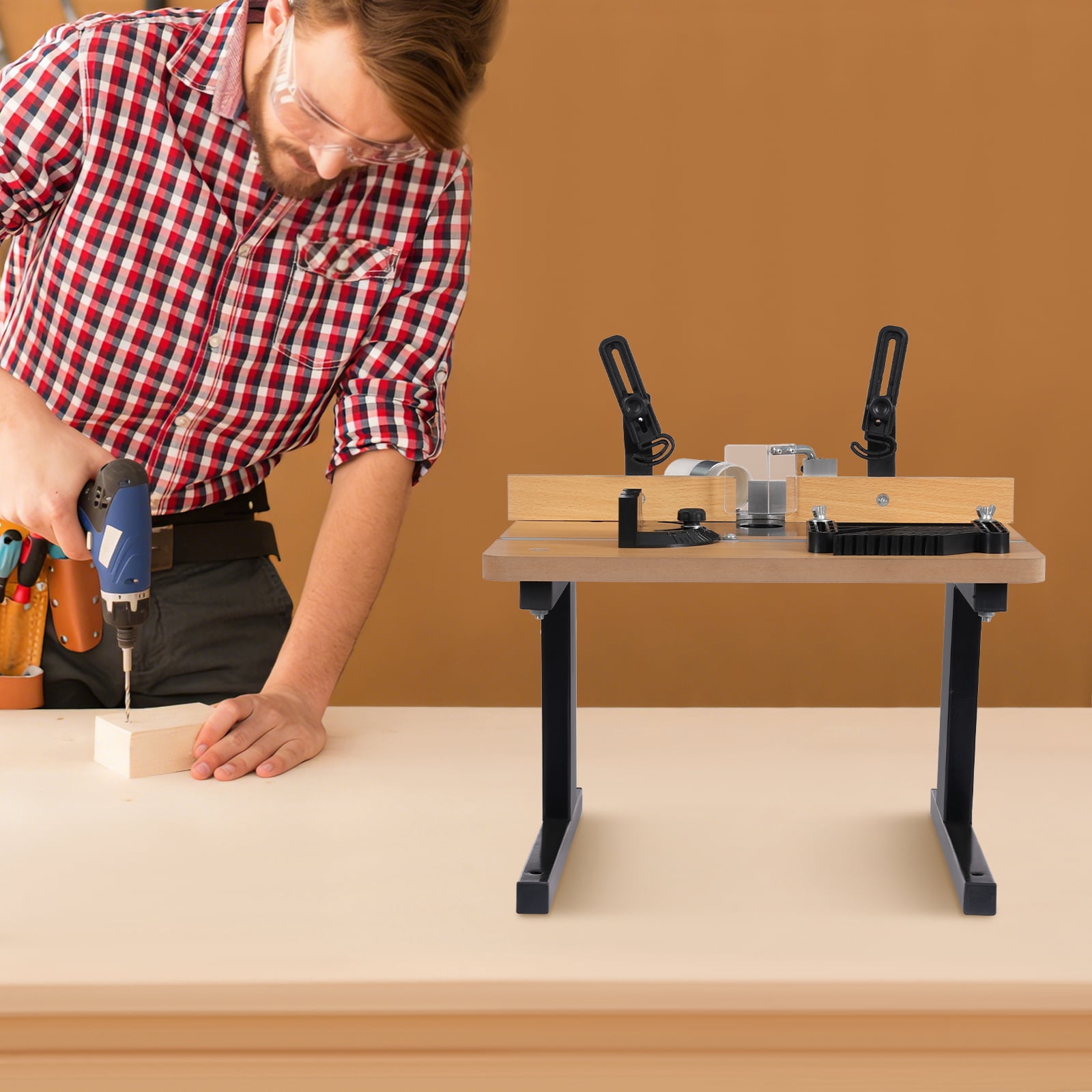 Router Table Rectangle Tabletop Woodworking Router Table 200kg/440.92lbs