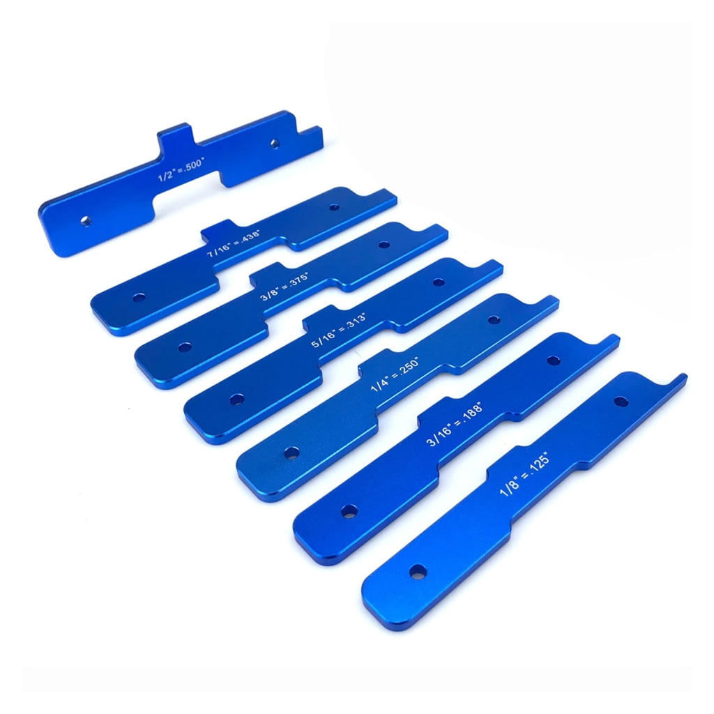 Router Table Setup Bar, 7Pcs Aluminum Precisions Setup Block Height ...