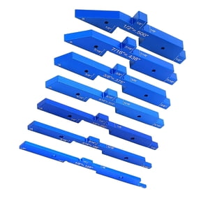Router Table Setup Bar Angle Woodworking Aluminum Setup Bar for Table Cutter Precisions Setups Blocks Height Gauge Set