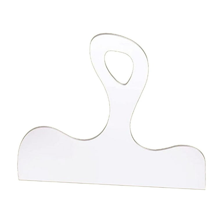 Router Templates for Woodworking, Cutting Board Handle Template, Clear  Acrylic Templates style B 