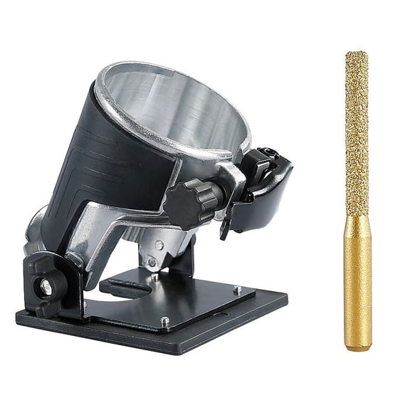 Router Tilt Base Polishing Head Set Trim Laminates Polishing Bit Power Tool Parts Woodworking Cutter Trimmer