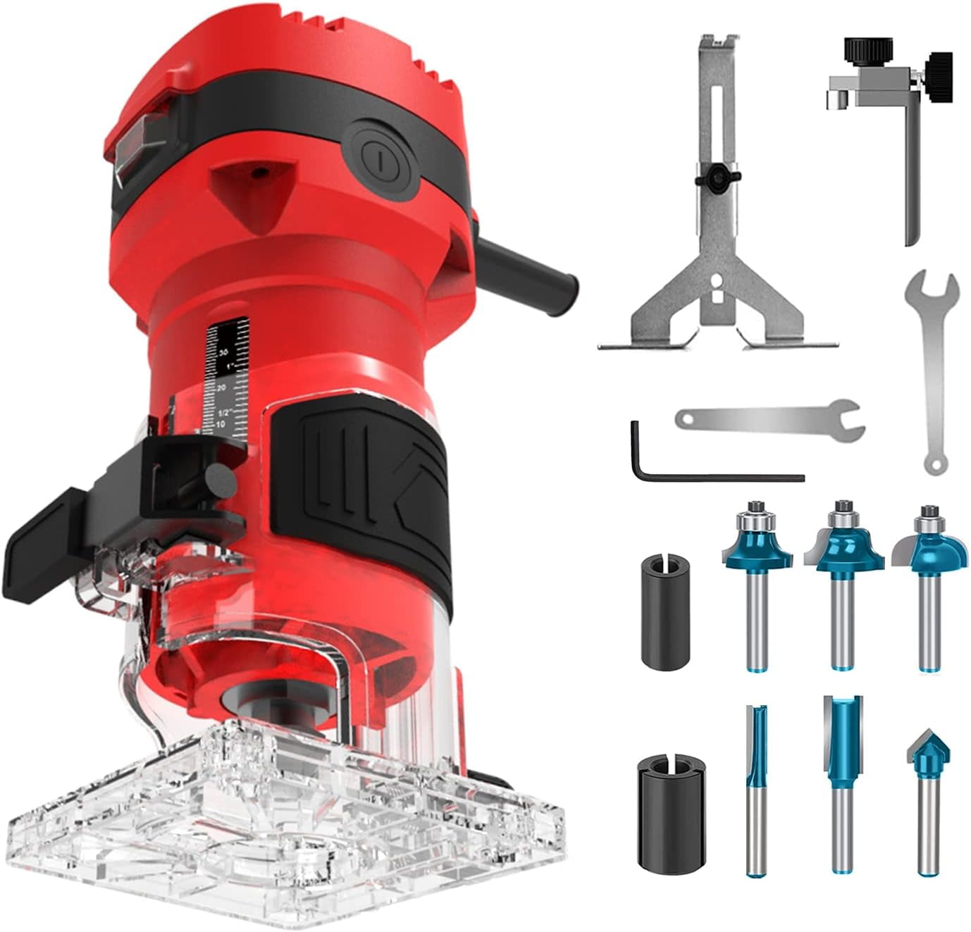 Router Tool, 32000 RPM Compact Palm Routers For Woodworking, Trim ...
