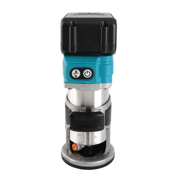 Router Wood Router Tool Electric Trim Router 6 Variable Speed Palm Routers For Woodworking Compact Router With Milling Cutter 4.0Ah Batteries